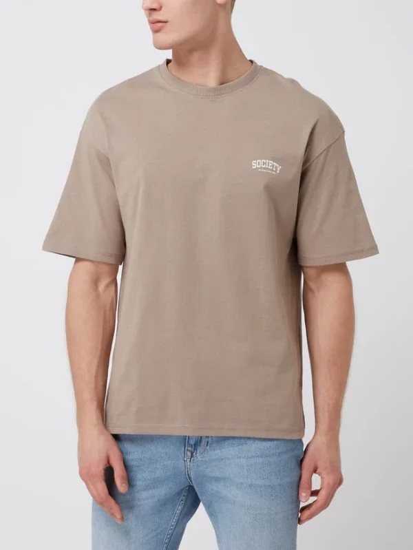 Jack & Jones T-Shirt Aus Baumwolle Modell ‚Mash‘ – Beige 5