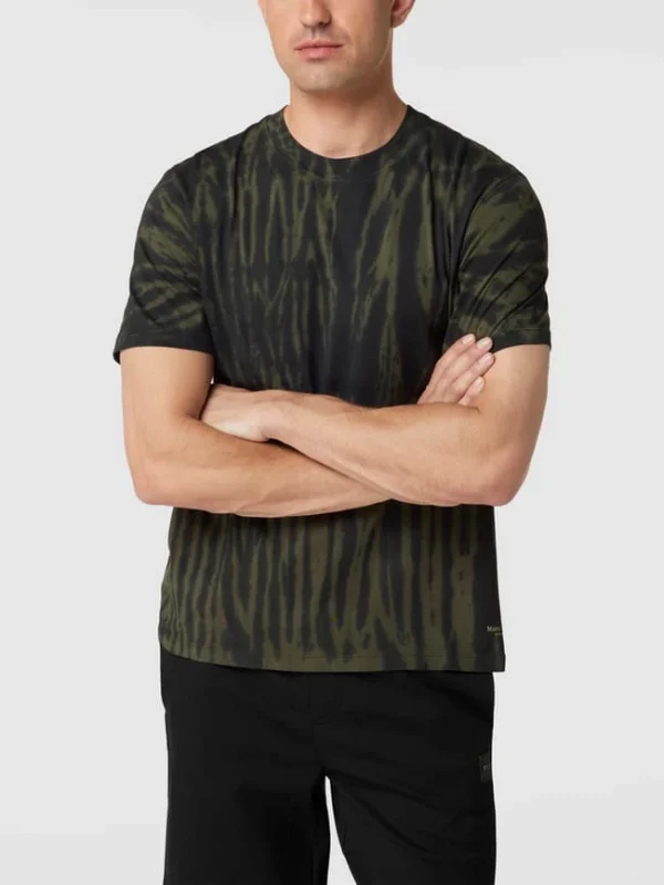 Großhandel ? Marc O’Polo T-Shirt Mit Batik-Look – Schwarz ❤️ 5