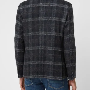 DIGEL Slim Fit 2-Knopf-Sakko Mit Woll-Anteil Modell ‚Kristo‘ – Dunkelblau 16