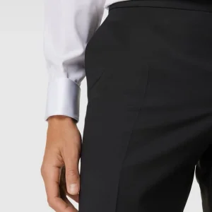 Brandneu ? Pierre Cardin Anzughose Mit Label-Patch – Schwarz ? 11