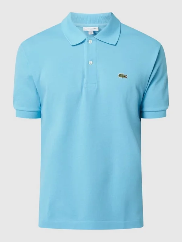Auslauf ✔️ Lacoste Poloshirt Mit Label-Stitching – Aqua Blau ? 3