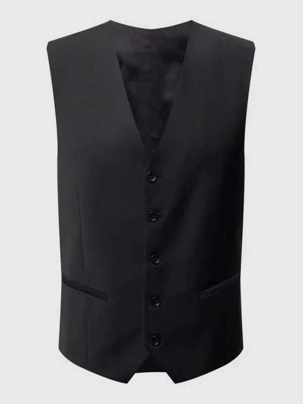 CG – Club Of Gents Weste Mit Leistentaschen Modell ‚Carlto‘ – Schwarz 3