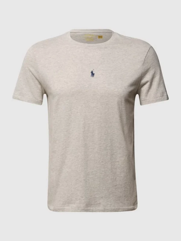 Polo Ralph Lauren T-Shirt Mit Logo-Stitching – Hellgrau 3