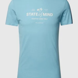 Billig ⌛ S.Oliver RED LABEL T-Shirt Mit Label-Print – Hellblau ? 9