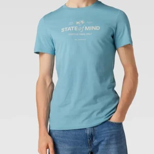 Billig ⌛ S.Oliver RED LABEL T-Shirt Mit Label-Print – Hellblau ? 13