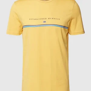Rabatt ? Christian Berg Men T-Shirt Mit Label-Print – Gelb ? 9