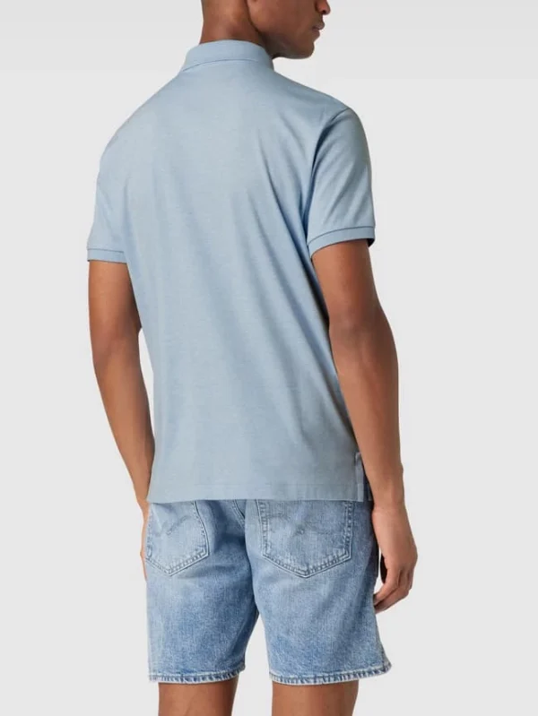 Neu ? Polo Ralph Lauren Custom Slim Fit Poloshirt Mit Logo-Stitching – Blau ? 6