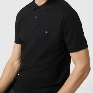 Besorgen ? CK Calvin Klein Poloshirt Mit Logo-Stickerei – Schwarz ? 11