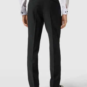 Brandneu ? Pierre Cardin Anzughose Mit Label-Patch – Schwarz ? 15