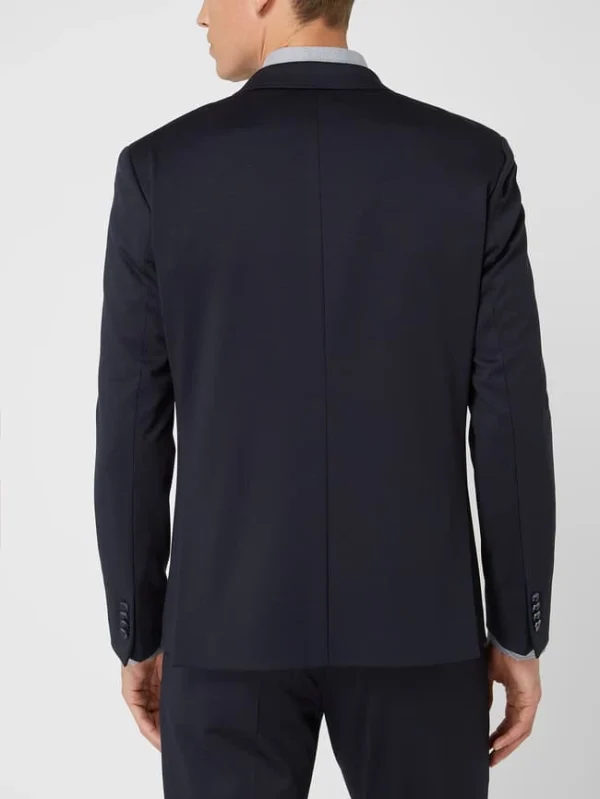 Roy Robson Slim Fit Anzug Aus Jersey – Dunkelblau 8