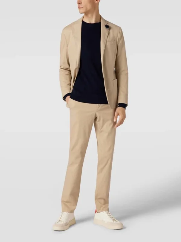 Am billigsten ? Tommy Hilfiger Anzug Mit Strukturmuster Modell ‘Garment’ – Offwhite ? 1