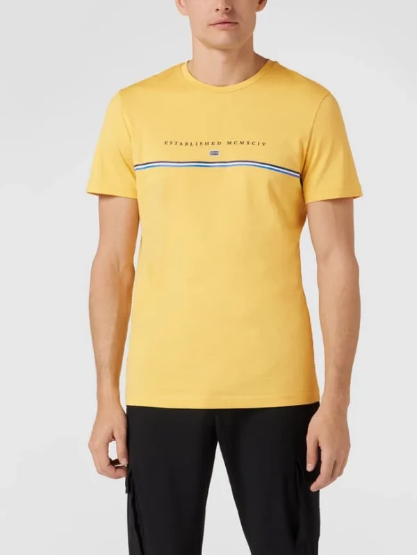 Rabatt ? Christian Berg Men T-Shirt Mit Label-Print – Gelb ? 5