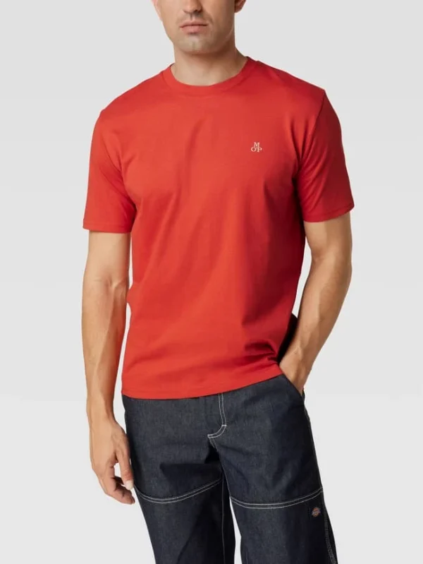 Marc O’Polo T-Shirt Mit Rundhalsausschnitt – Orange 5