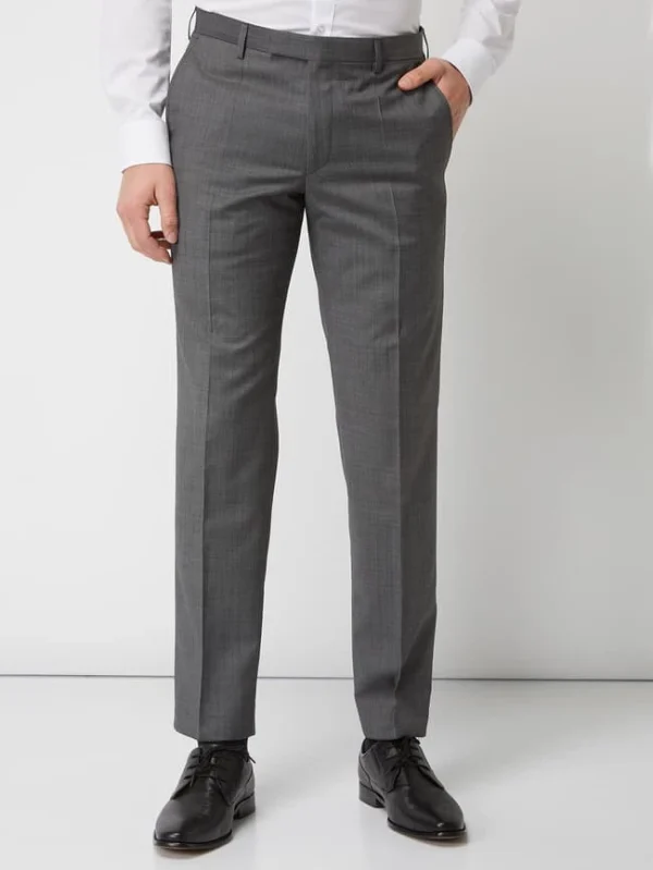 Großhandel ❤️ Pierre Cardin Regular Fit Anzughose Aus Schurwollmischung – Mittelgrau ? 5