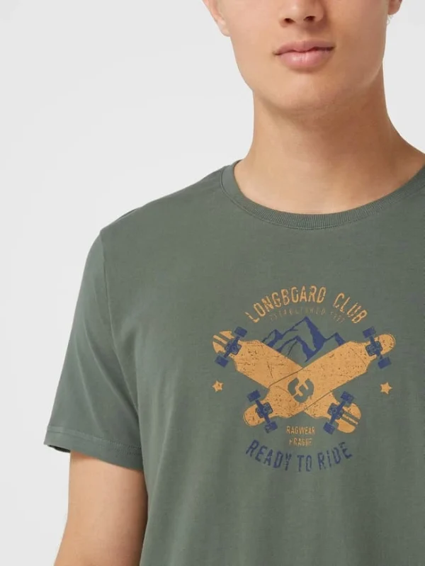 Ragwear T-Shirt Aus Bio-Baumwolle Modell ‚Bardio‘ – Olivgrün 4