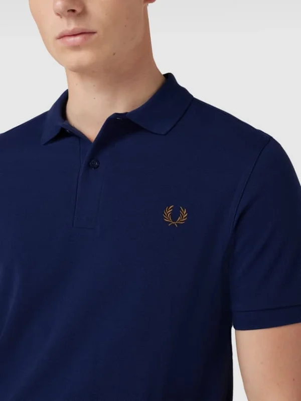 Blitzangebot ? Fred Perry Poloshirt Mit Label-Stitching – Royalblau ? 4
