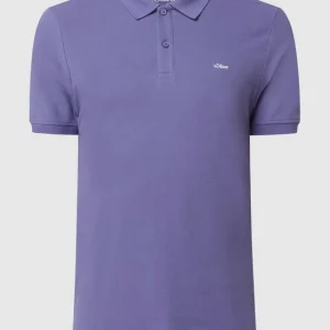 Budget ? S.Oliver RED LABEL Regular Fit Poloshirt Aus Piqué – Purple ? 9
