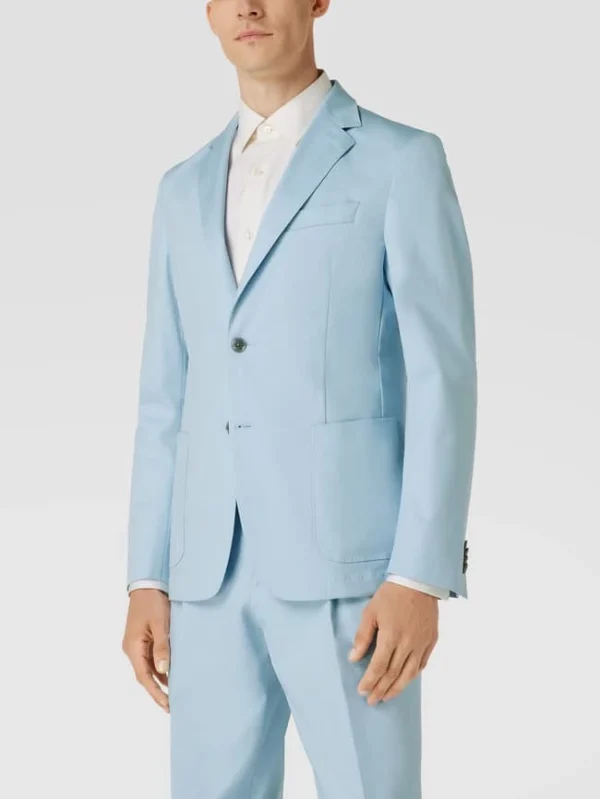 Aktion ? BOSS Slim Fit Anzug Modell ‘Hanry’ – Hellblau ? 5