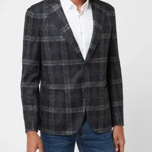DIGEL Slim Fit 2-Knopf-Sakko Mit Woll-Anteil Modell ‚Kristo‘ – Dunkelblau 14