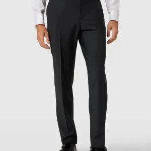 Brandneu ? Pierre Cardin Anzughose Mit Label-Patch – Schwarz ? 13