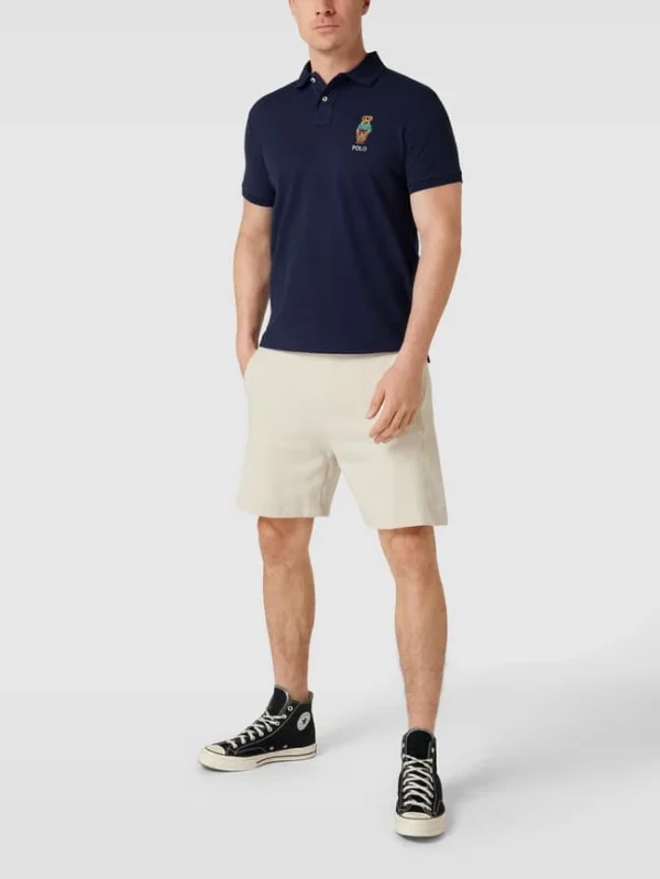 Polo Ralph Lauren Poloshirt Mit Label-Stitching – Marineblau 1
