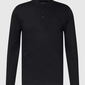 Top 10 ? Pierre Cardin Poloshirt Mit Label-Detail Modell ‘Longsleeves’ – Schwarz ✨ 9