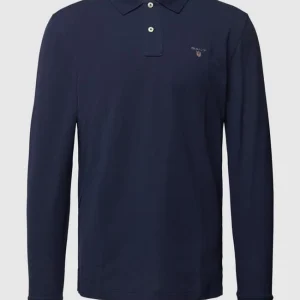 Gant Poloshirt Im Langärmeligen Design – Marineblau 9