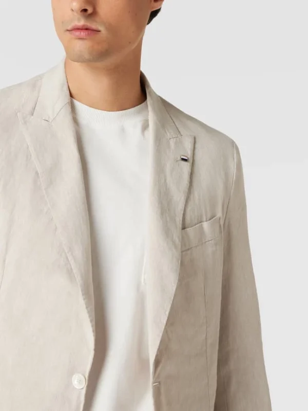 Coupon ? BOSS Sakko Mit Anstecknadel Modell ‘Hanry’ – Offwhite ⌛ 4