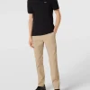 Rabatt ? BOSS Slim Fit Poloshirt Mit Kontraststreifen Modell ‘Phillipson’ – Schwarz ? 17