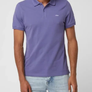 Budget ? S.Oliver RED LABEL Regular Fit Poloshirt Aus Piqué – Purple ? 13