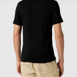 Schlussverkauf ✔️ Guess T-Shirt Mit Logo-Stitching Modell ‘JIMMY’ – Schwarz ✔️ 15