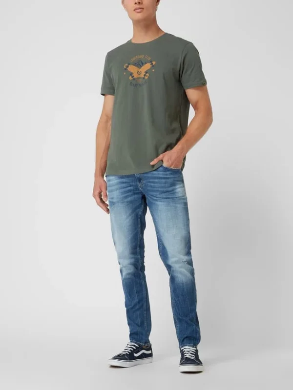 Ragwear T-Shirt Aus Bio-Baumwolle Modell ‚Bardio‘ – Olivgrün 1