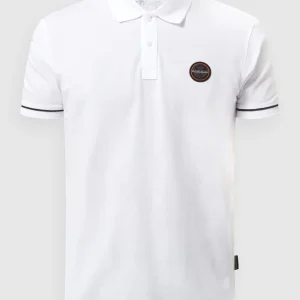 Napapijri Poloshirt Aus Piqué Modell ‚Whale‘ – Weiß 9
