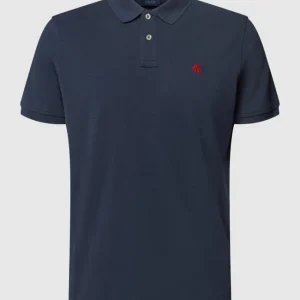 Auslauf ? MCNEAL Poloshirt Mit Label-Stitching – Marineblau ? 9