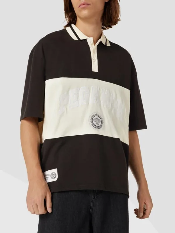 Pegador Poloshirt Mit Label-Stitching Modell ‚Hardy‘ – Schwarz 4