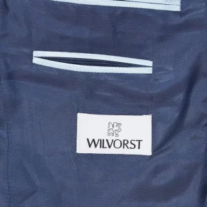 Wilvorst Slim Fit Sakko Aus Wollmischung – Marineblau 18