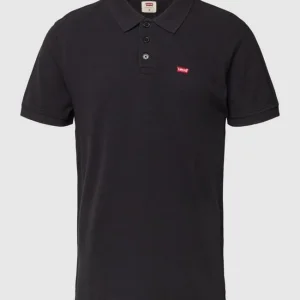 Bestpreis ? Levi’s® Poloshirt Mit Label-Stitching – Schwarz ? 8