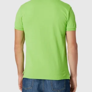 Polo Ralph Lauren Slim Fit Poloshirt Mit Label-Stitching – Apfelgrün 15