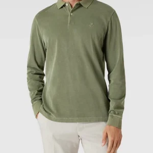 Angebote ? Marc O’Polo Poloshirt Mit Label-Stitching Modell ‘Washer Polo Basic’ – Olivgrün ? 13
