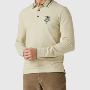 Aeronautica Militare Poloshirt Mit Langen Ärmeln Modell ‚POLO‘ – Sand 13