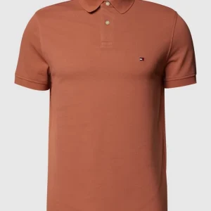 Tommy Hilfiger Regular Fit Poloshirt Mit Label-Stitching – Rostrot 9