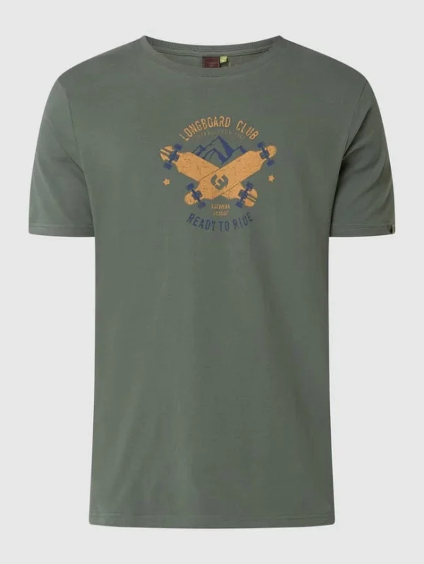 Ragwear T-Shirt Aus Bio-Baumwolle Modell ‚Bardio‘ – Olivgrün 3