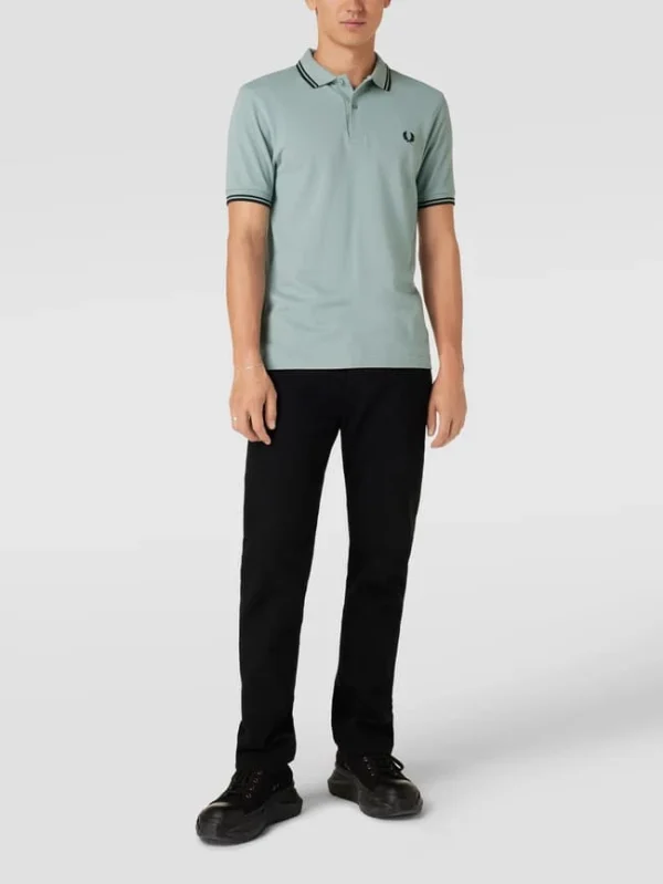 Top 10 ❤️ Fred Perry Poloshirt Mit Label-Stitching – Hellblau ? 1