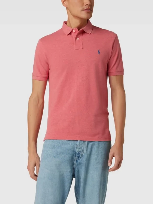 Polo Ralph Lauren Poloshirt Mit Label-Stitching – Koralle 5