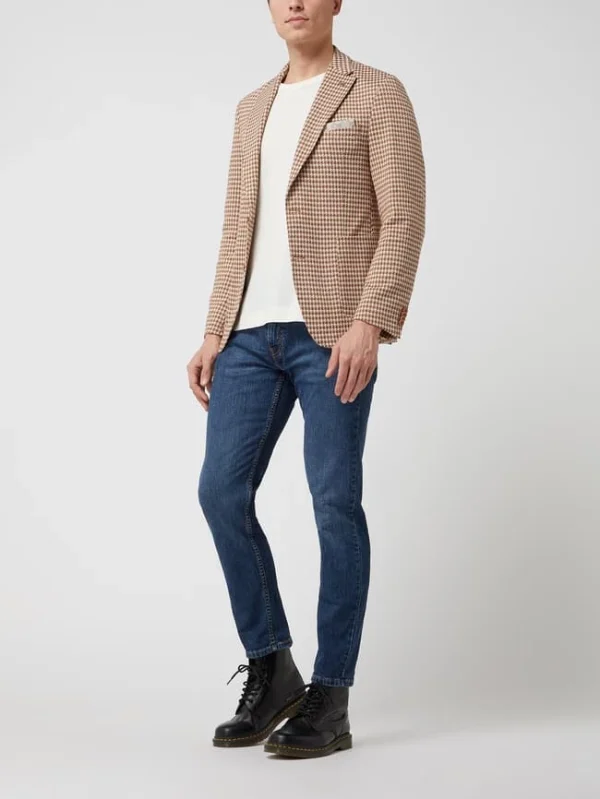 Beste Bewertungen von ✨ Carl Gross Sharp Fit 2-Knopf-Sakko Aus Jersey Modell ‘Fabian’ – Rostrot ? 1
