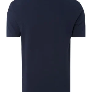 Bestpreis ? CK Calvin Klein T-Shirt Mit Logo-Stickerei – Marineblau ? 9