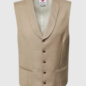 CG – Club Of Gents Weste Aus Reiner Schurwolle – YOUR OWN PARTY By CG – CLUB Of GENTS – Beige 9