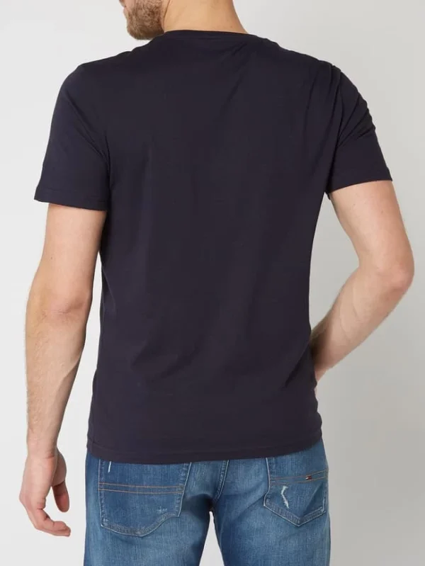 Aktion ✨ Tom Tailor T-Shirt Mit Logo-Print – Marineblau ? 6
