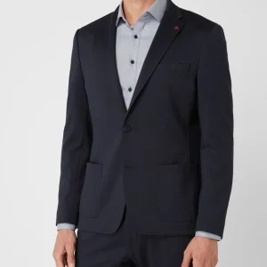Roy Robson Slim Fit Anzug Aus Jersey – Dunkelblau 17