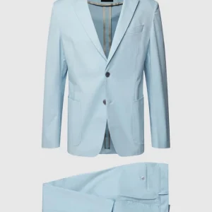 Aktion ? BOSS Slim Fit Anzug Modell ‘Hanry’ – Hellblau ? 11